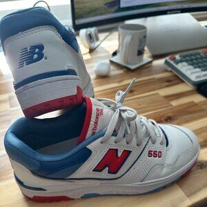 New Balance 550 'Red Atlantic Blue' Size 9.5